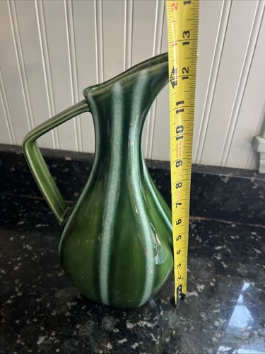 Rare Hull Art Pottery Continental Evergreen 56 Pitcher Vase - Picture 6 of 6
