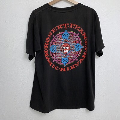Vintage Led Zeppelin Robert Plant 1990 Manic Nirvana Tour Tee