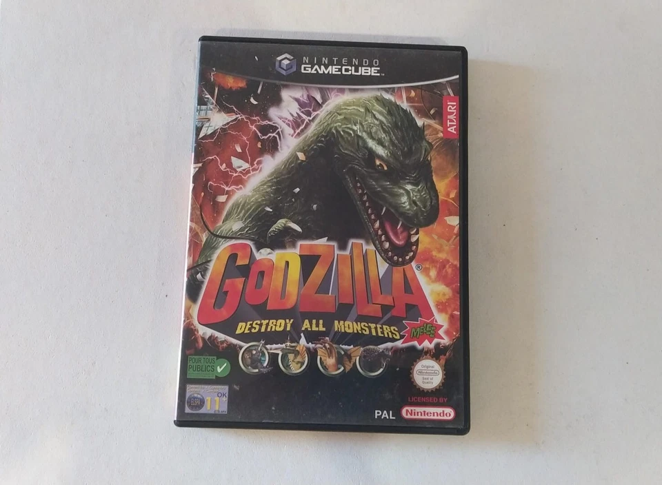 GODZILLA DESTROY ALL MONSTERS MELEE PARA LA NINTENDO GAME CUBE EN BUEN ESTADO, foto 1 de 3