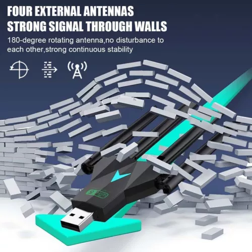 Wireless WIFI USB 3.0 Adapter 1300Mbps Long Range Dongle Dual Band Network lot - Picture 11 of 13