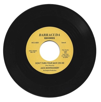 45Re JACK MONTGOMERY ''Don't Turn Your Back On Me'' (One Sided Single) In Demand! 