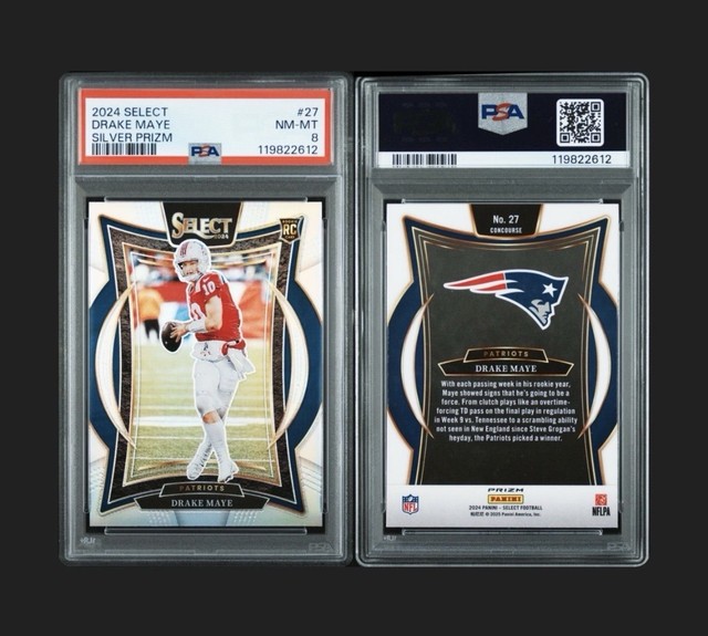 Drake Maye 2024 Panini Select Concourse Silver