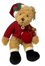 VTG Christmas 10" Plush Sammy Santa Bear Russ Berrie Holiday Stuffed Teddy NWT