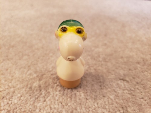 Snoopy Illco Little People Figure Red Baron Fisher Price Size - Picture 1 of 2