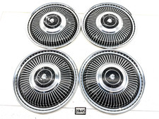 Vintage 1965 Mercury Comet Wheel Covers Hubcaps Set Turbine Fin U5b-125