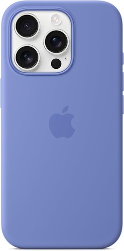 iPhone 16 Pro Silicone Case MagSafe Matte Wireless Charging Aquamarine - Picture 33 of 55