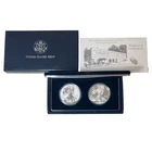 2013-W American Silver Eagle West Point 2-Coin Proof and Reverse Proof Set NB328