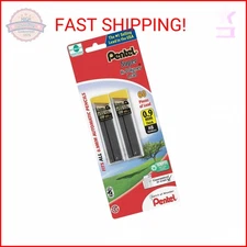 Pentel Super Hi-Polymer Lead Refill , 0.9 mm Thick, HB, 60 Pieces of Lead (C29BP