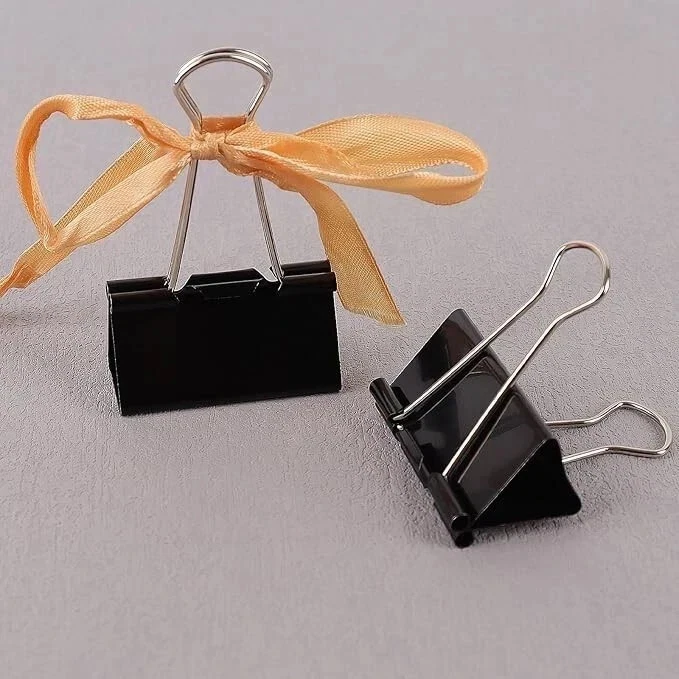 Extra Large Binder Clips (36 Pack) 2 Inch, Big Paper Clamps for Office Supplies. - Image 3 of 4