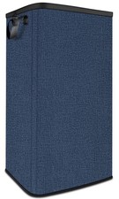 100L Extra Large Tall Laundry Basket Hamper Sturdy Storage Clothes Blue