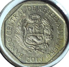 2013 PERU 50 CENTIMOS - BANCO CENTRAL DE RESERVA DEL PERU - KM # 307.4 - FC 489