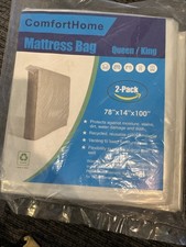 King/Queen Mattress Bag 78" x 14" x 100" for Moving/Storage