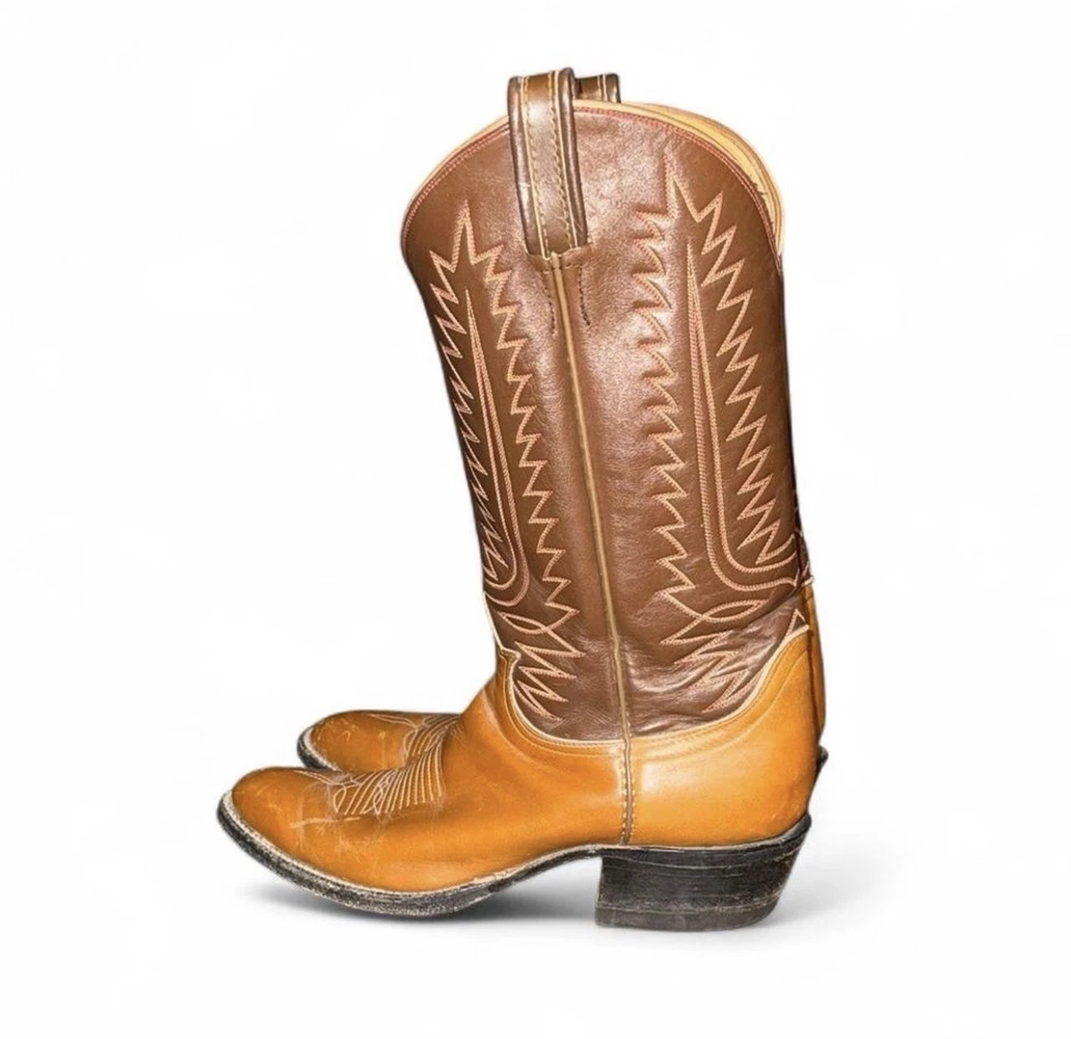 Tony Lama Boots Mens US 9.5D Brown Stockman CT2032 Cowboy Western Leather Tony Lama men 10 Stockman cowboy boots | Mercari main image 4