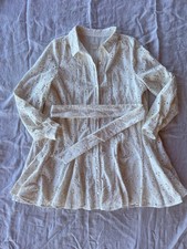 Sezane Sol Womens Dress ECRU size 44