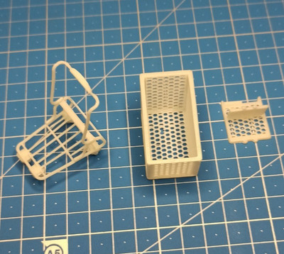 1/24 Einkaufswagen Diorama Zubehör DAN Models DM24002