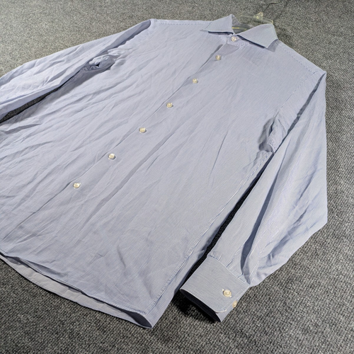 Hugo Boss Sharp Fit Blue Jason Button Casual Oxford Dress Shirt Men's 15.5 32/33 - Picture 3 of 15