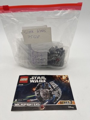 Lego Star Wars Set 75128 TIE Advanced Prototype mit Anleitung - vollständig