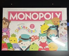 Monopoly Squishmallows Cam the Cat Collectors Edition New in Box Sealed