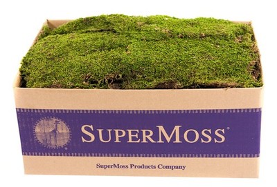 SuperMoss (21508) Preserved 20-24 sq. ft. Bulk (Appx. 5 lbs), Fresh Green 