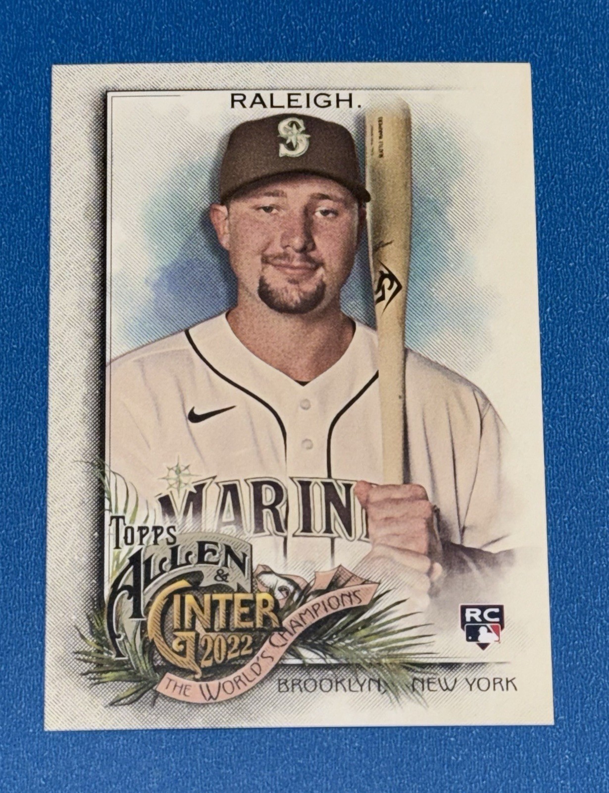 2022 Topps Allen & Ginter Cal Raleigh RC Rookie Card #178 Mariners NM-MINT