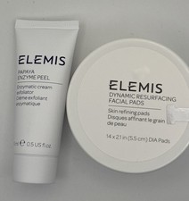 Elemis Papaya Enzyme Peel Exfoliator .5oz And Dynamic Resurfacing Facial Pads