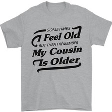 Camiseta Hombre My Cousin 30 40 50 Cumpleaños Algodón 100% Jersey