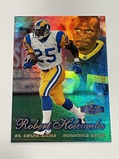 1998 Flair Showcase Football Row 2 (Style) - Robert Holcombe RC - St. Louis Rams