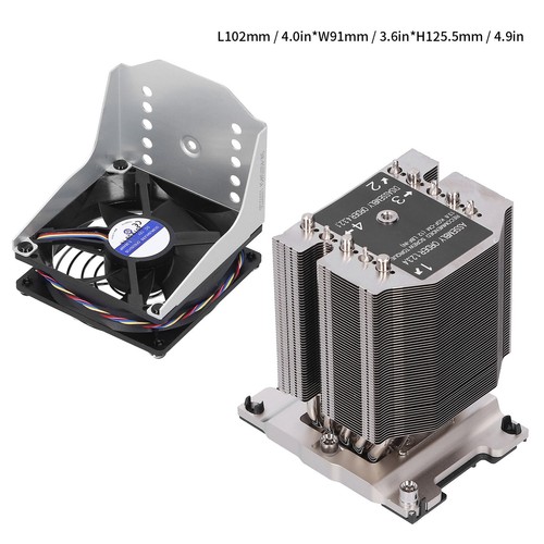 SNK-P0070APS4 LGA 3647-0 4U CPU Radiator Heat Sink For X11 Purley Computer Ac FY - Afbeelding 8 van 14