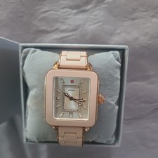 MICHELE MWW06K000018 - DECO SPORT 36mm DESERT ROSE PINK GOLD WOMEN'S WATCH 
