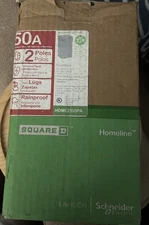Square D HOME250SPA Homeline 50A Enclosed Main Breaker