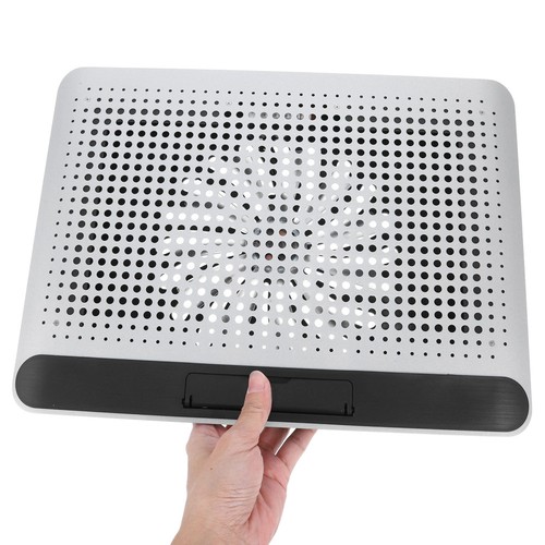 Notebook Cooler Quiet Thin Mute Computer Fan Cooler Aluminum Alloy Plate - 第 12/12 張圖片