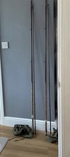 2 Vintage carp fishing rods . Immaculate Condition Very Rare