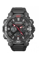 Sekonda Gents Alarm Sports Chronograph 51mm Watch 1036