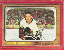 66-67 TOPPS HOCKEY DOUG JARRETT ROOKIE(CHICAGO BLACK-HAWKS)NICE CONDITION!💲