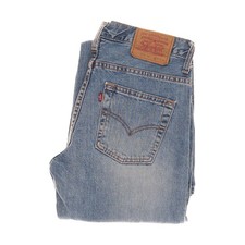 JEANS UOMO LEVIS 516 VINTAGE SLIM BOOTCUT W31 L34 ZIP FLY 512 527 31/34 ELASTICIZZATO