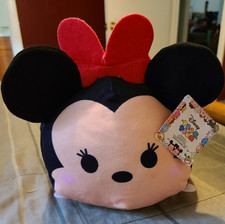 Disney Tsum Tsum Minnie Mouse Small Plush Stuffed Toy Red Bow 2015