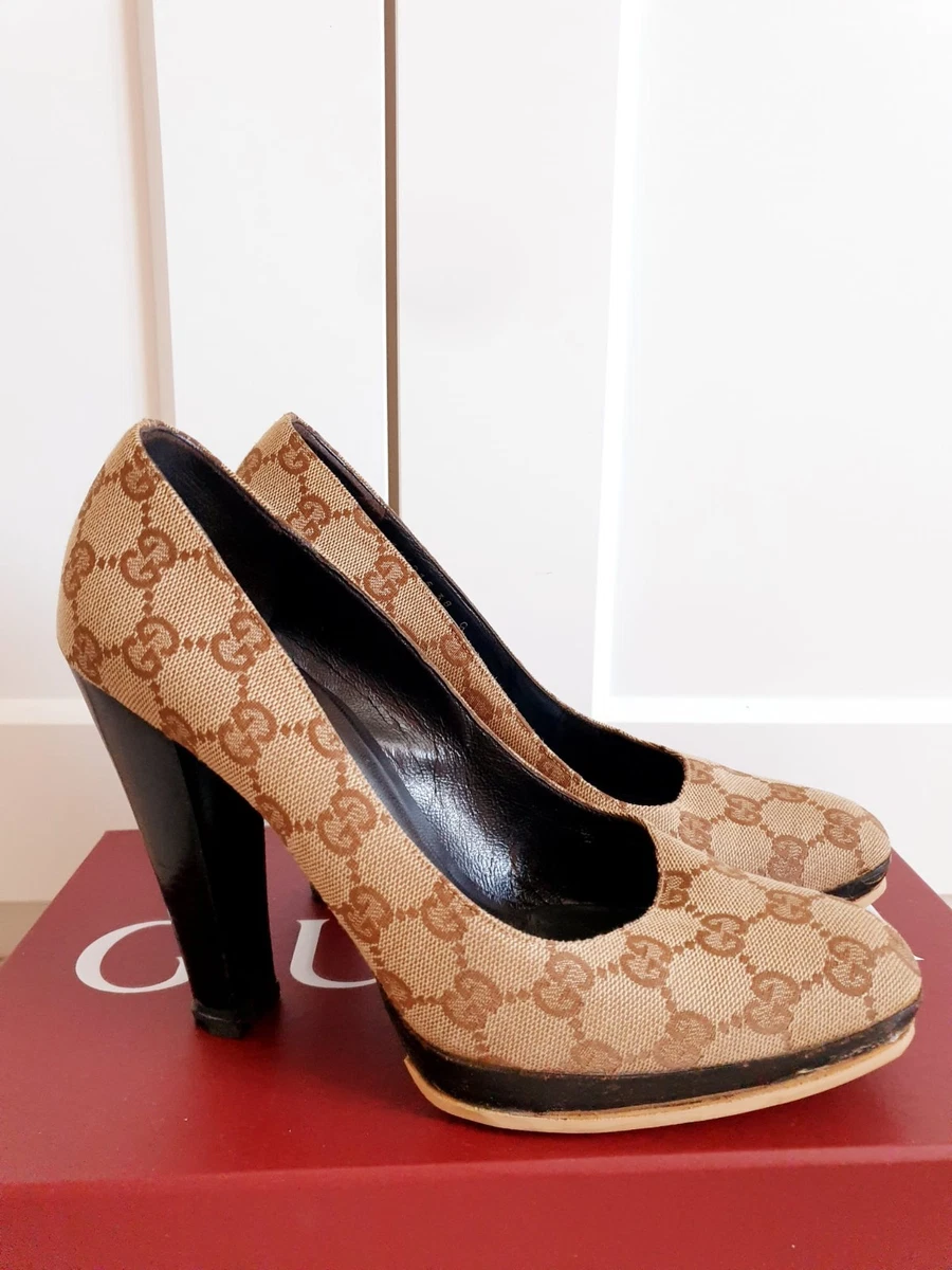 Gucci Leather Upper Floral Heels for Women for sale | eBay