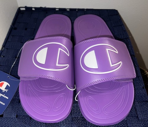 NWT Champion Women’s Size 11 / Men’s 9 Slides Purple Sandals