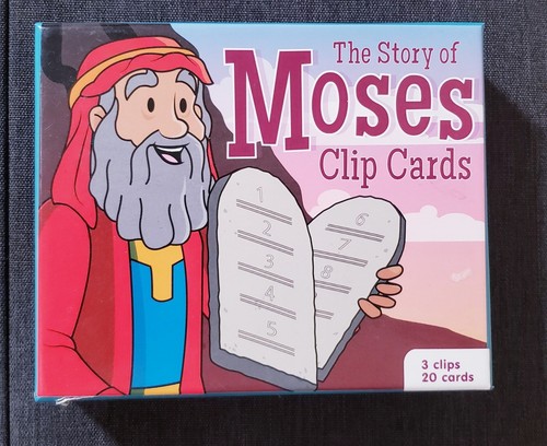 The Story of Moses Clip Cards