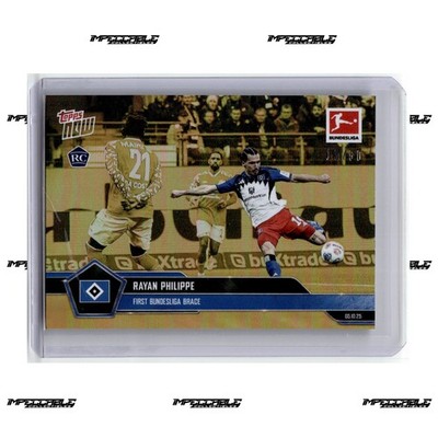 2025 Topps Now Bundesliga - Gold #40 Rayan Philippe Rookie /50 First Brace