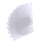 10 Pcs Transparent Plastic Sheet Clear Sheets for Crafts PET Film
