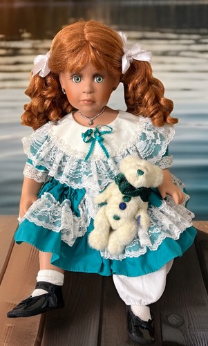 Porcelain doll By Denise McMillian, LE 198, 2005, 24 in.
