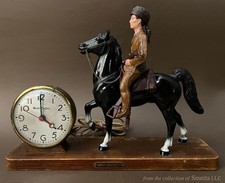 1950s Davy Crockett Clock with Breyer Fury