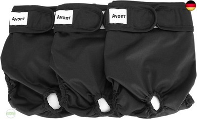 Avont 3 Stück Wiederverwendbare Hundewindeln, Hochsaugfähige, waschbare und u