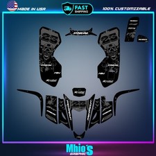 Kit adesivi grafica avvolgente LTZ 400 suzuki decalcomanie atv quad 2003 -...