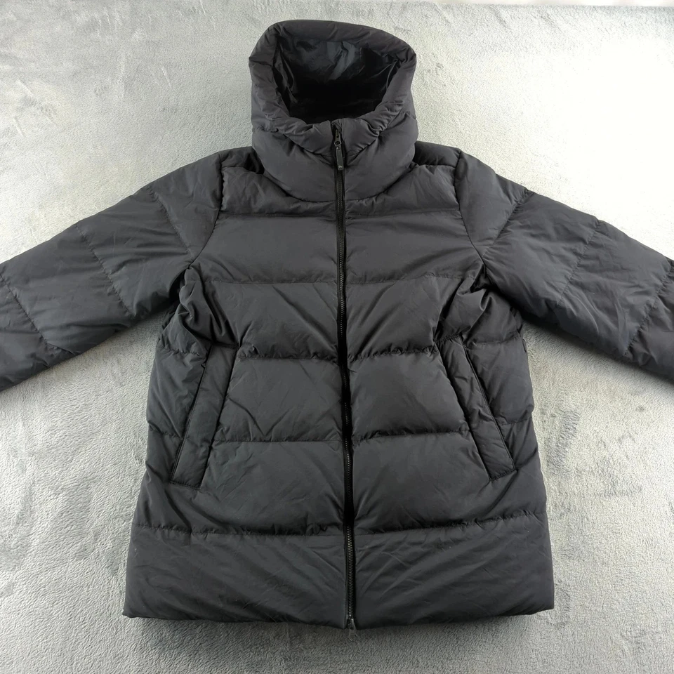 Chaqueta de investigación para exteriores para mujer XL negra con capucha acolchada cálida de nailon Gorpcore Foto 2 de 4