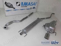 Imasaf Auspuffset Ab Kat für Opel Astra H Sport 1.8 + GTC 2004-2010|Flex+Msd+Esd