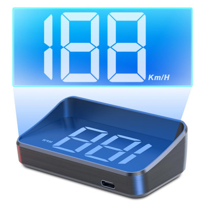 HUD Head Up Display Auto GPS Speedometer Tacho Windschutzscheiben Projektor USB