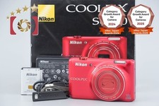 Nikon COOLPIX S6400 Glossy Red 16.0 MP Digital Camera w/ Box