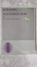 204-1 Piano Accompaniment Score Schumann Song Collection 2 Reader Kreis Op.24,